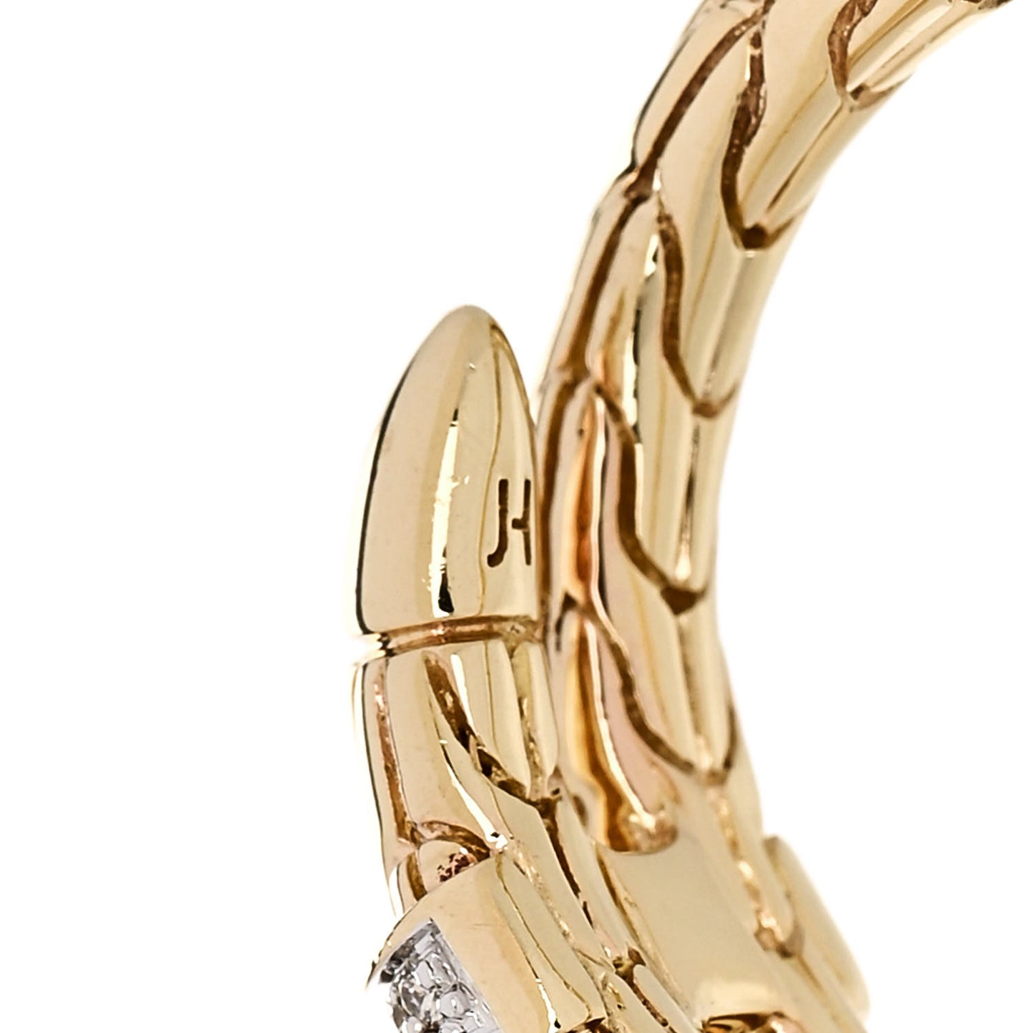 18K Yellow Gold Diamond Spear Ring 54 7