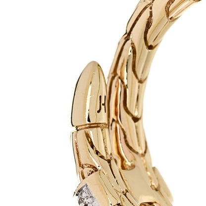 John Hardy 18K Yellow Gold Diamond Spear Ring 54 7 4 of 5