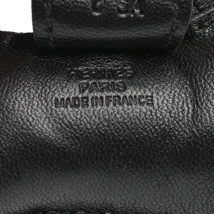 Hermes Milo Lambskin Grigri Rodeo Horse Bag Charm PM So Black 3 of 5