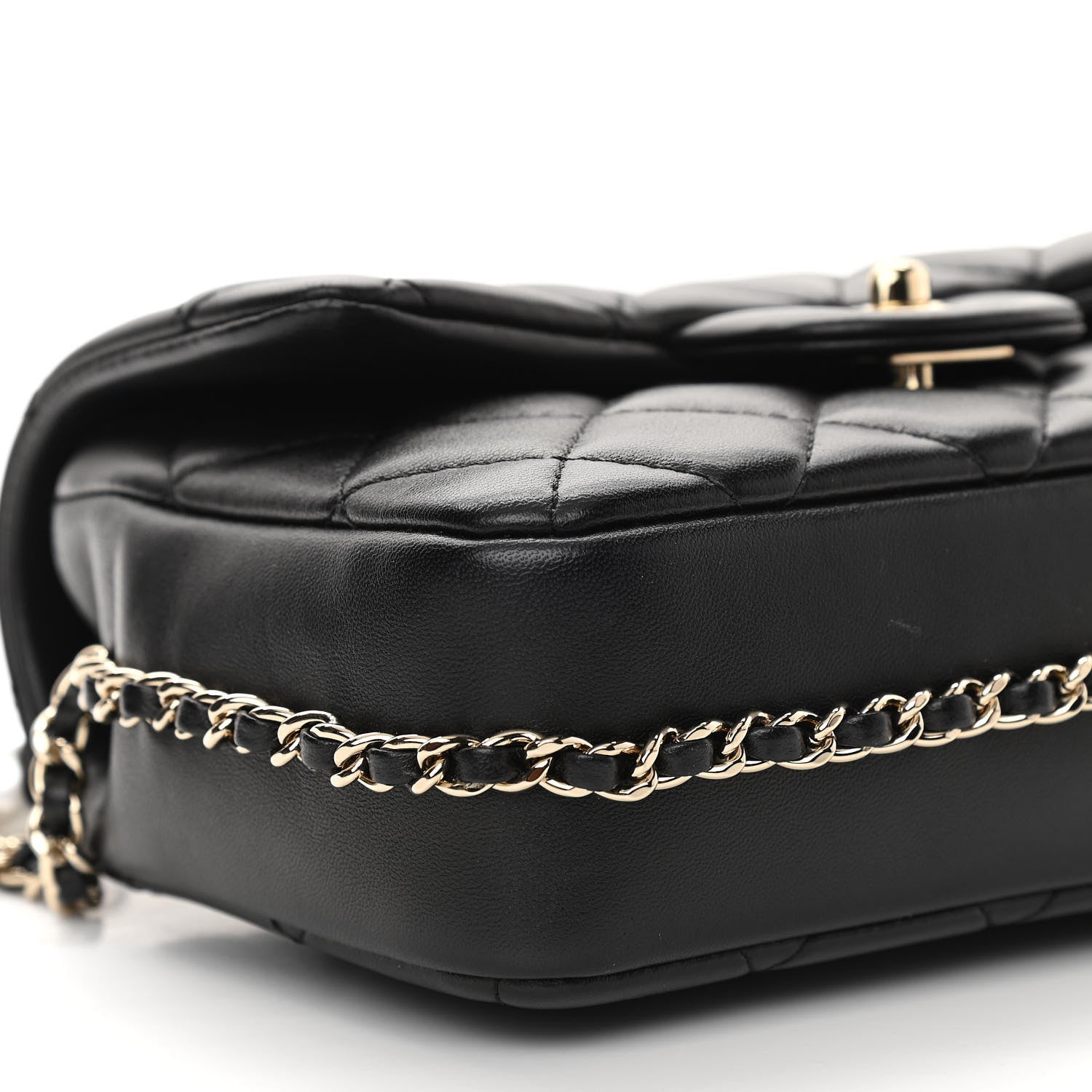 Chanel Lambskin Quilted Small My Precious Flap Black 9 of 11