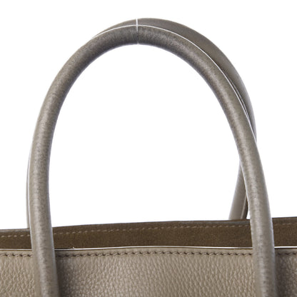 Celine Drummed Calfskin Medium Phantom Luggage Beige 11 of 13