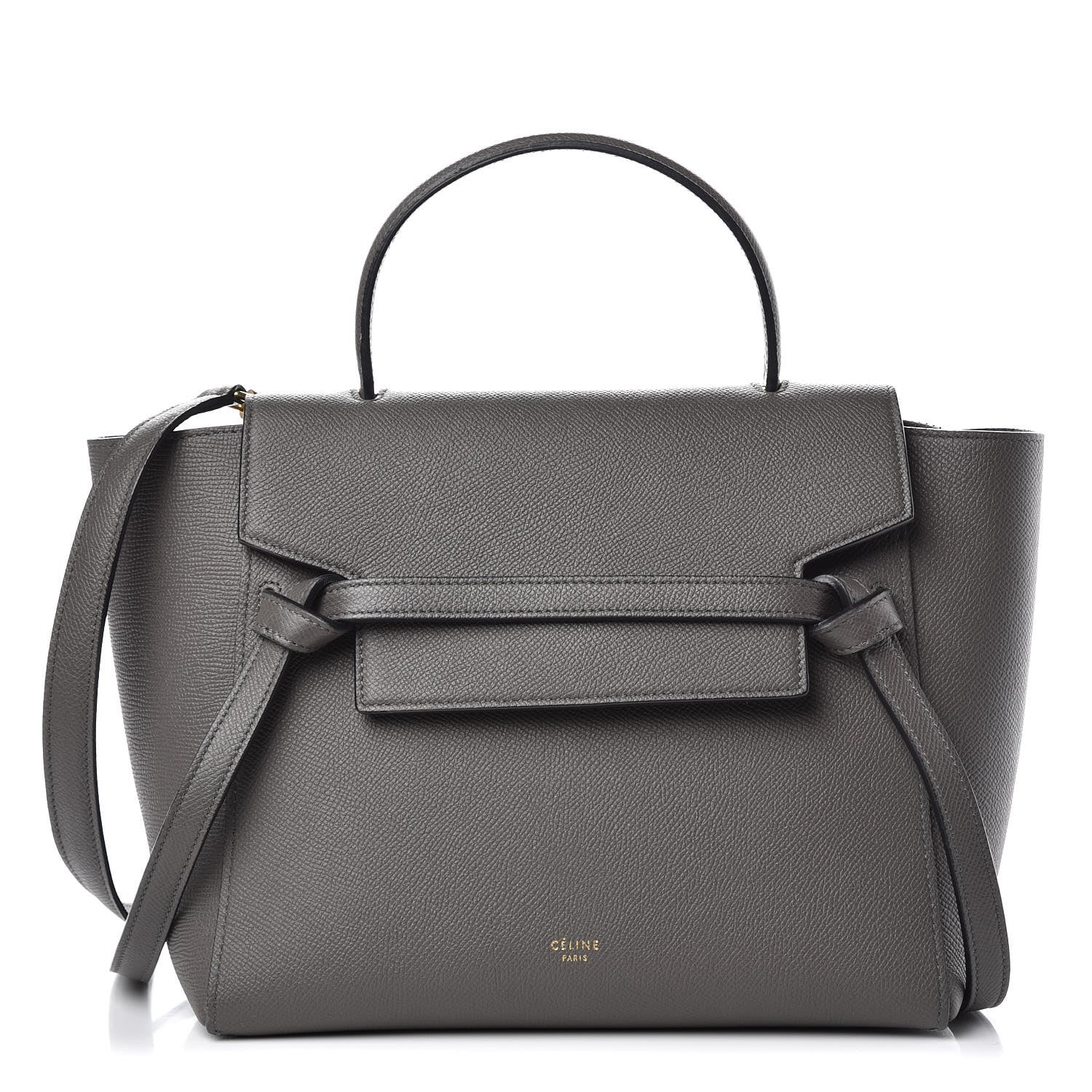 Celine Grained Calfskin Micro Belt Bag Grey 1 of 11