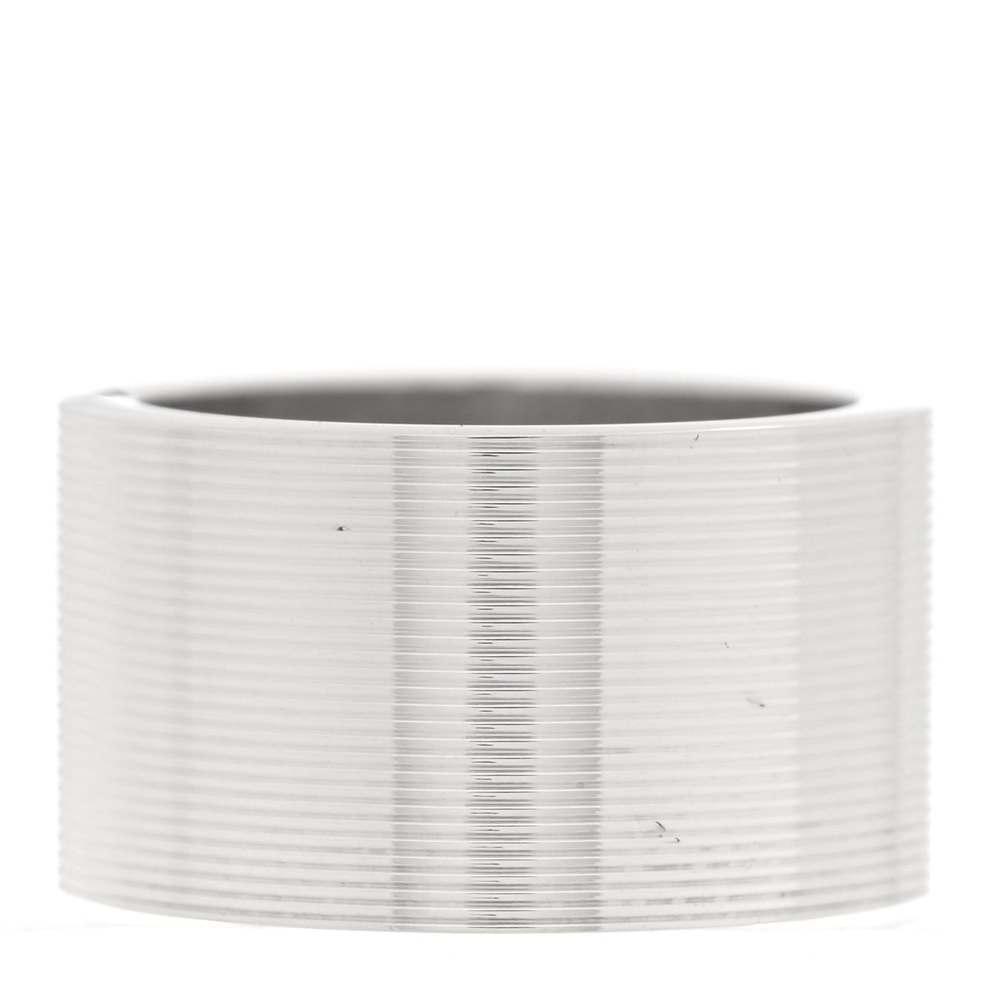 Sterling Silver 12mm Trademark Wide Band Ring 54 6.75