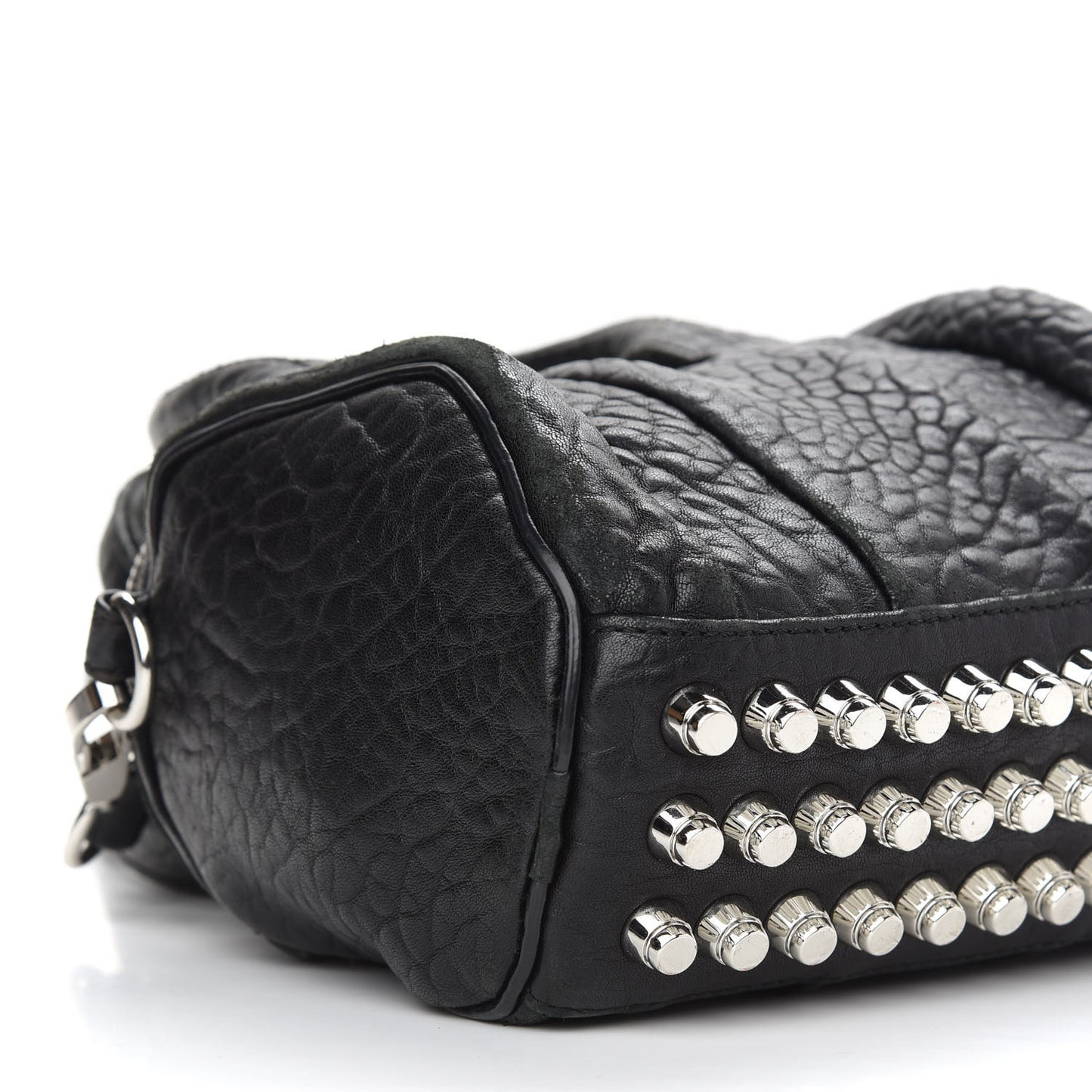 Pebbled Lambskin Mini Rockie Black Rhodium Hardware