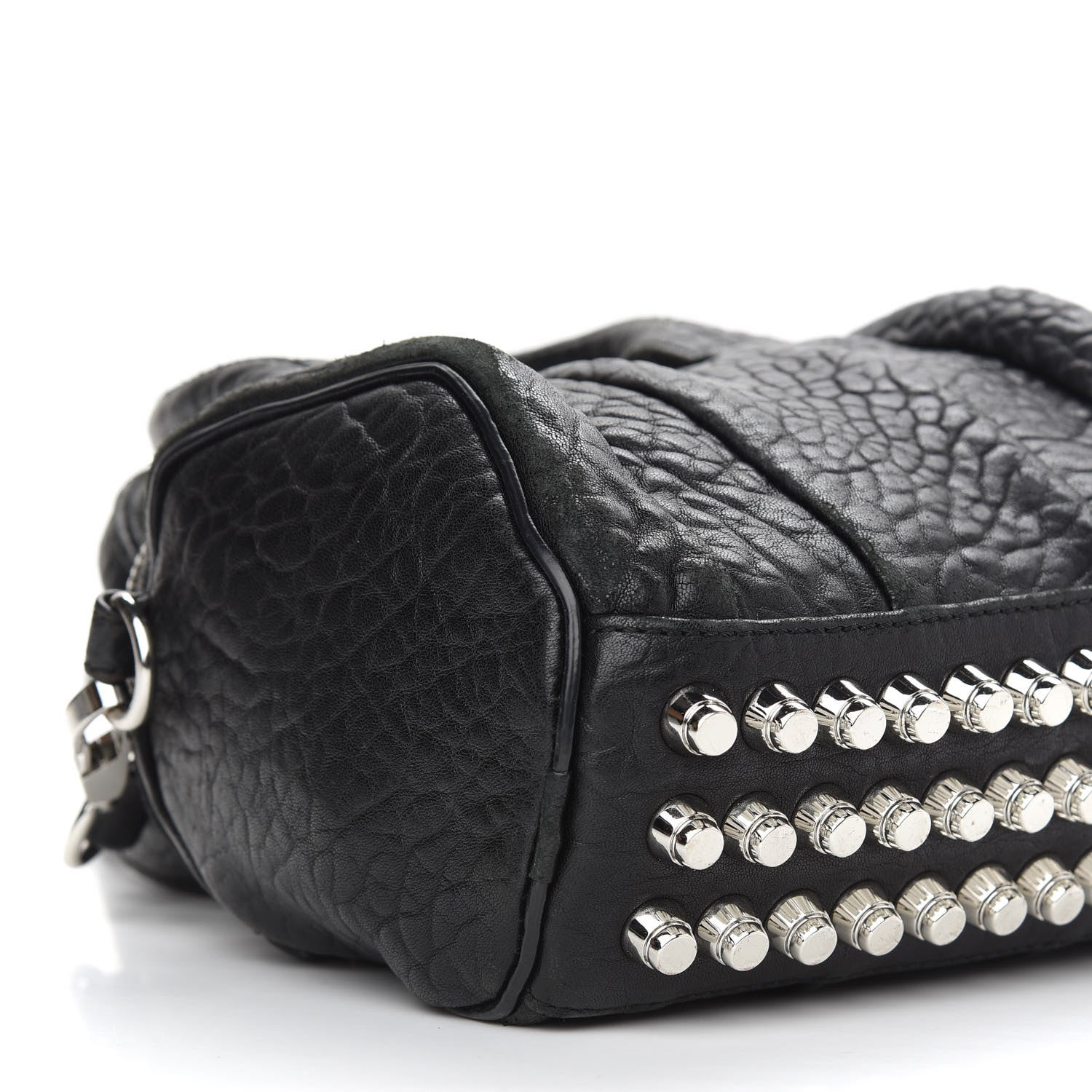 Alexander Wang Pebbled Lambskin Mini Rockie Black Rhodium Hardware 7 of 11
