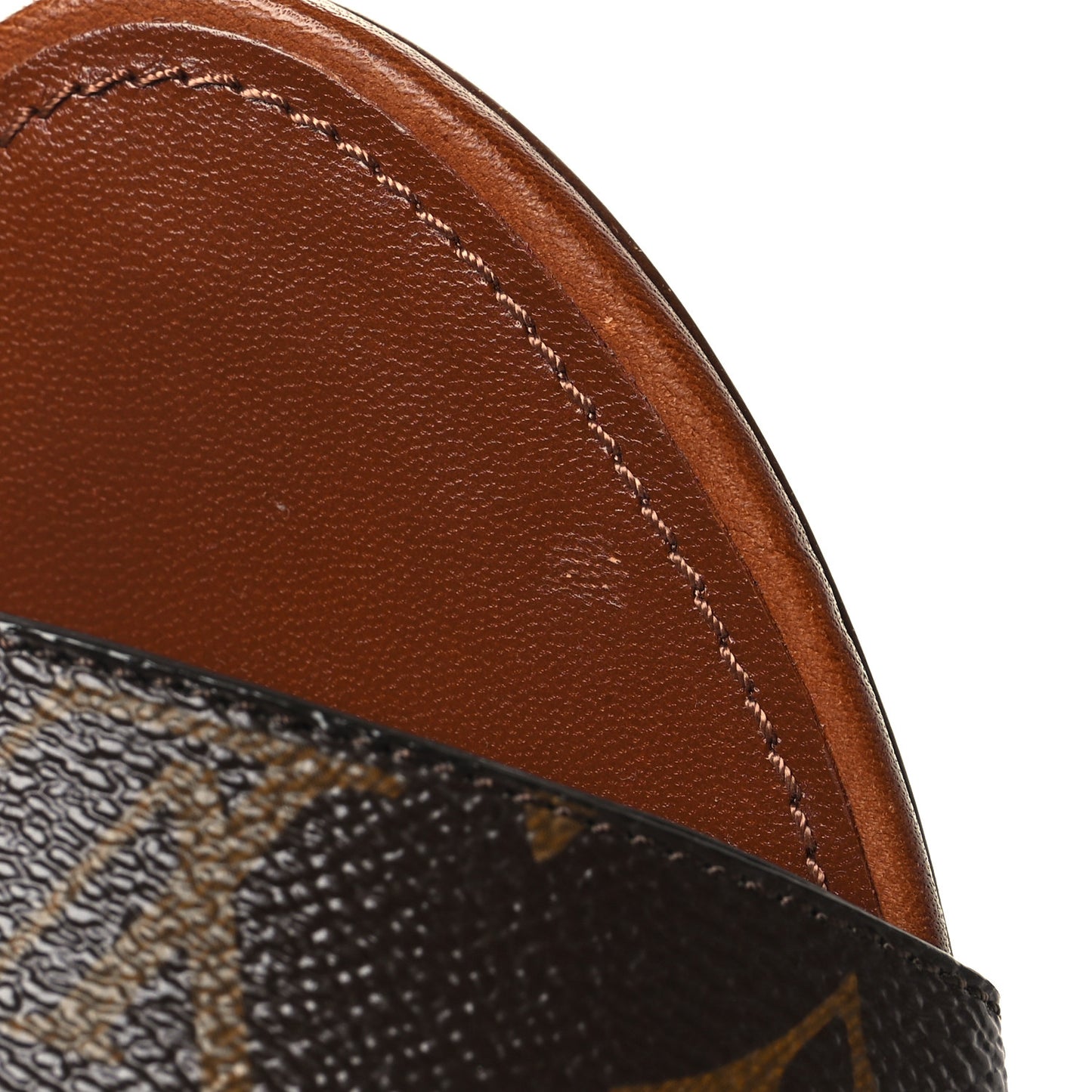 Calfskin Monogram Horizon Sandals 41 Cognac Brown