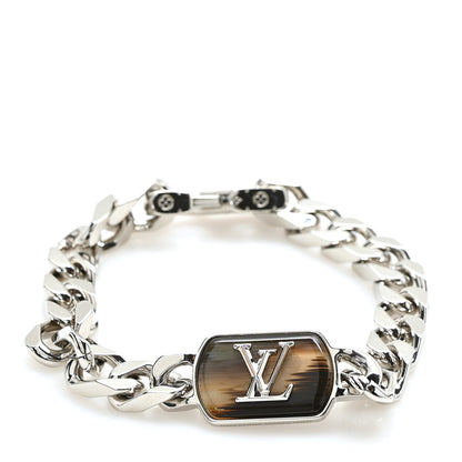 Louis Vuitton Monogram Chain Shades Bracelet M Silver 1 of 4