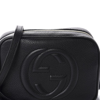 Gucci Pebbled Calfskin Small Soho Disco Bag Black 10 of 11