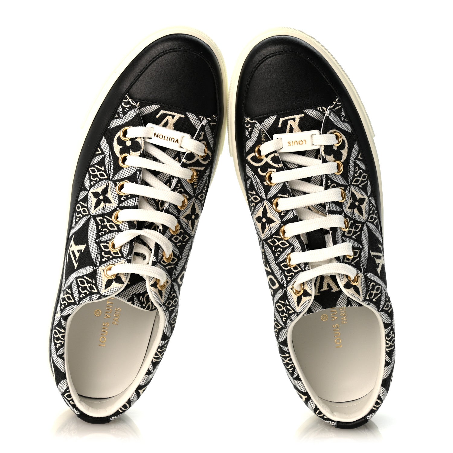 Louis Vuitton Jacquard Since 1854 Stellar Sneakers 37 Black 2 of 9