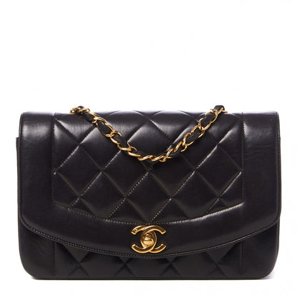 Chanel Lambskin Quilted Small Single Flap Bag Black 1 of 9