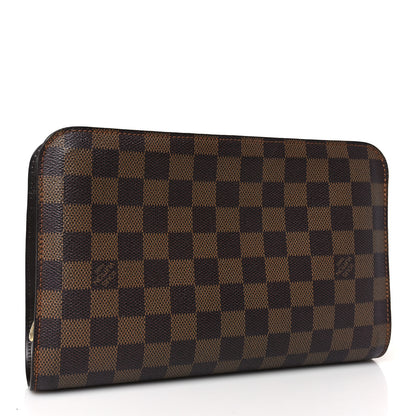 Louis Vuitton Damier Ebene Pochette Saint Louis Clutch 3 of 8