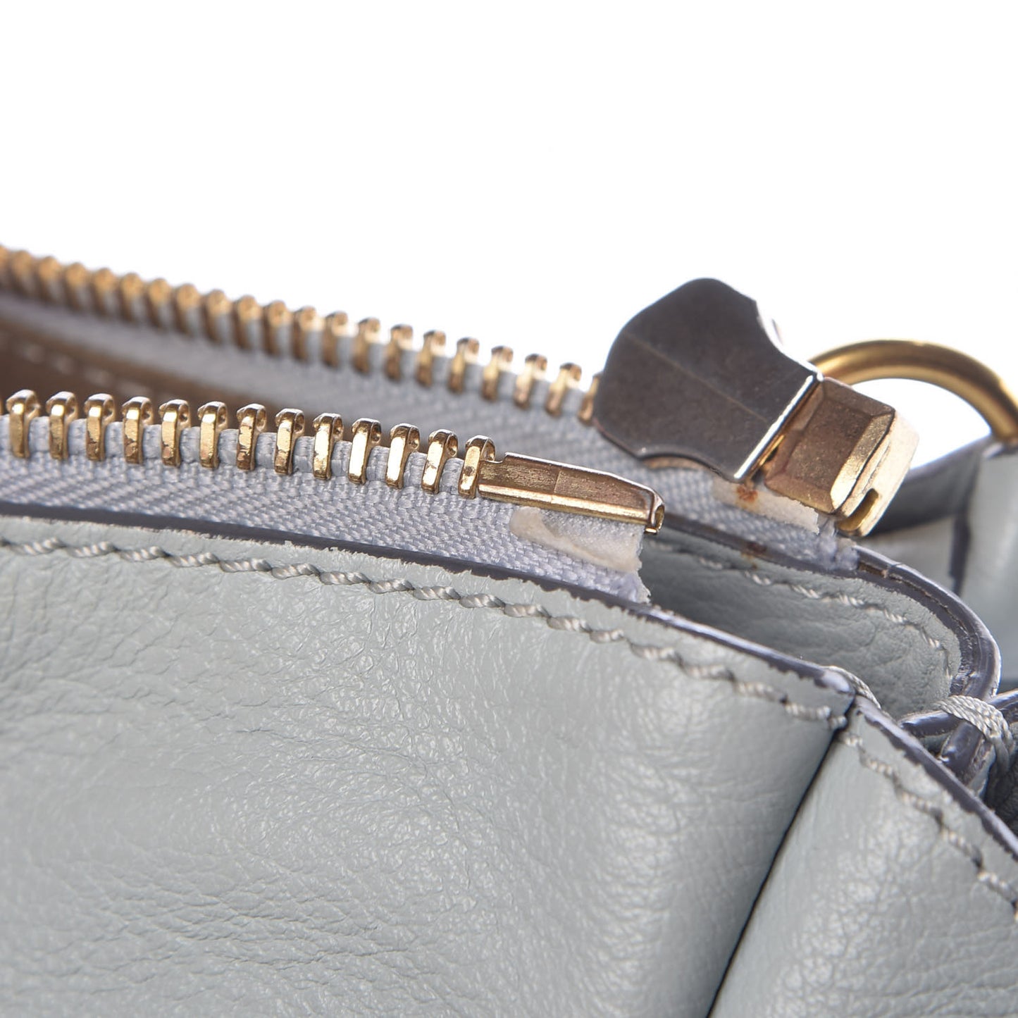 Calfskin Medium Marcie Satchel Cloudy Blue