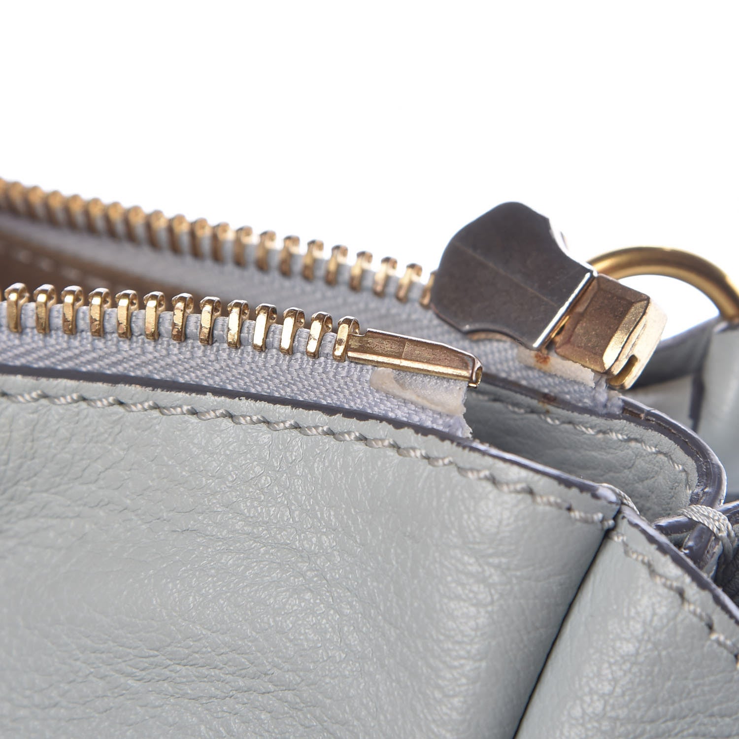 Chloe Calfskin Medium Marcie Satchel Cloudy Blue 9 of 13