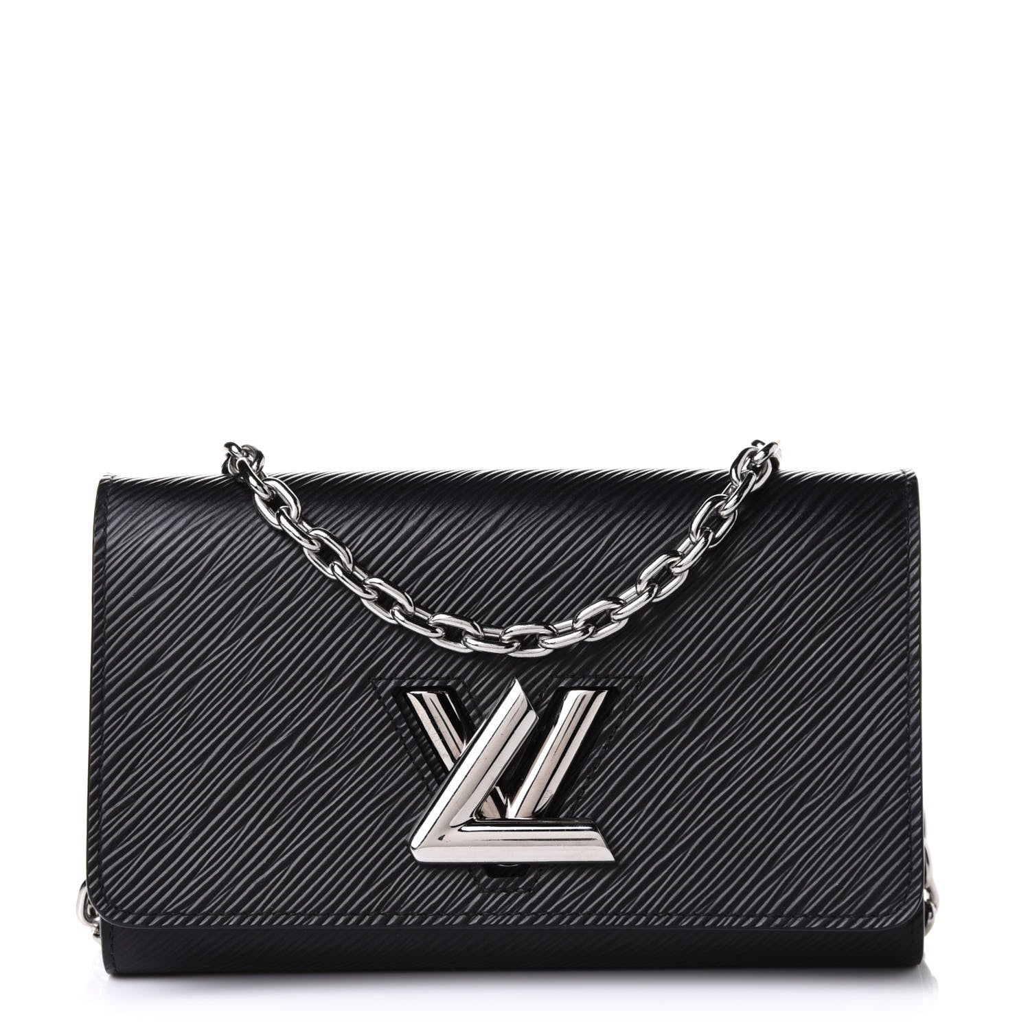 Louis Vuitton Epi Twist Chain Wallet Black 1 of 18
