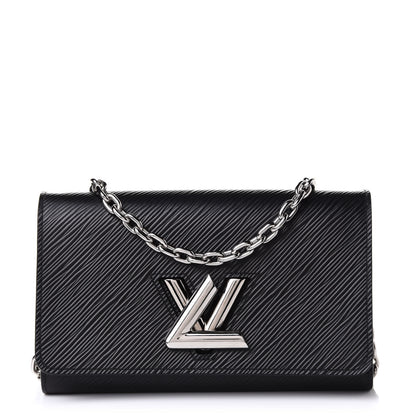 Louis Vuitton Epi Twist Chain Wallet Black 1 of 18