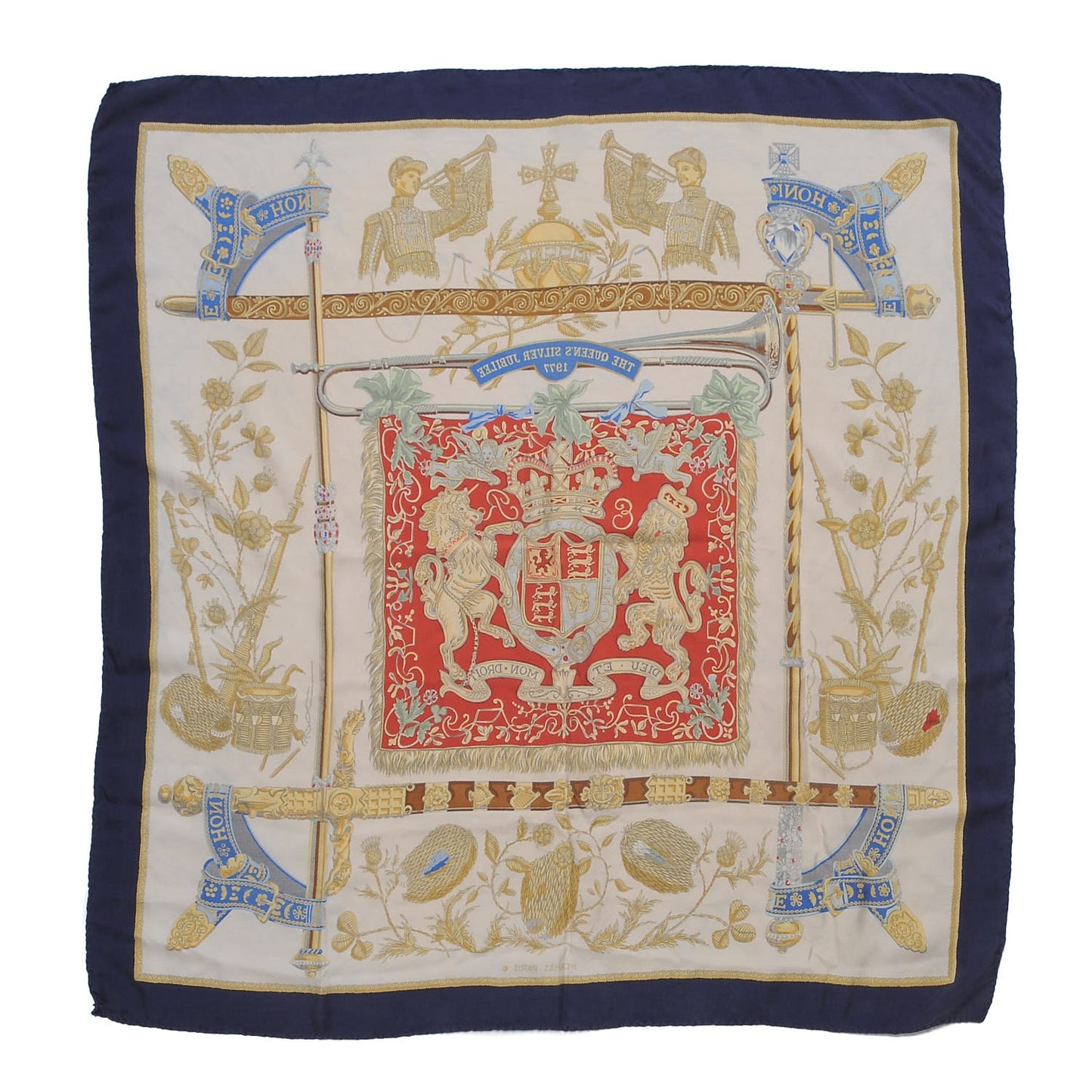 Silk The Queen's Silver Jubilee Scarf 90