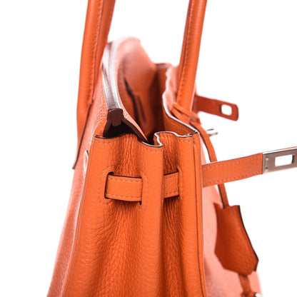 Hermes Togo Birkin 25 Orange 9 of 30