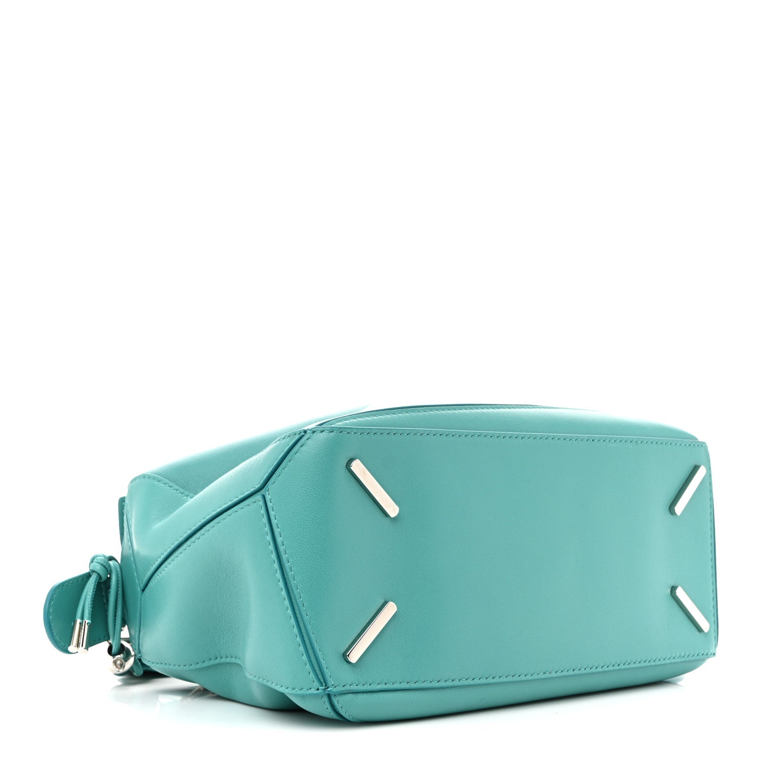 Loewe Nappa Lambskin Small Featherlight Puzzle Bag Aquamarine 4 of 10