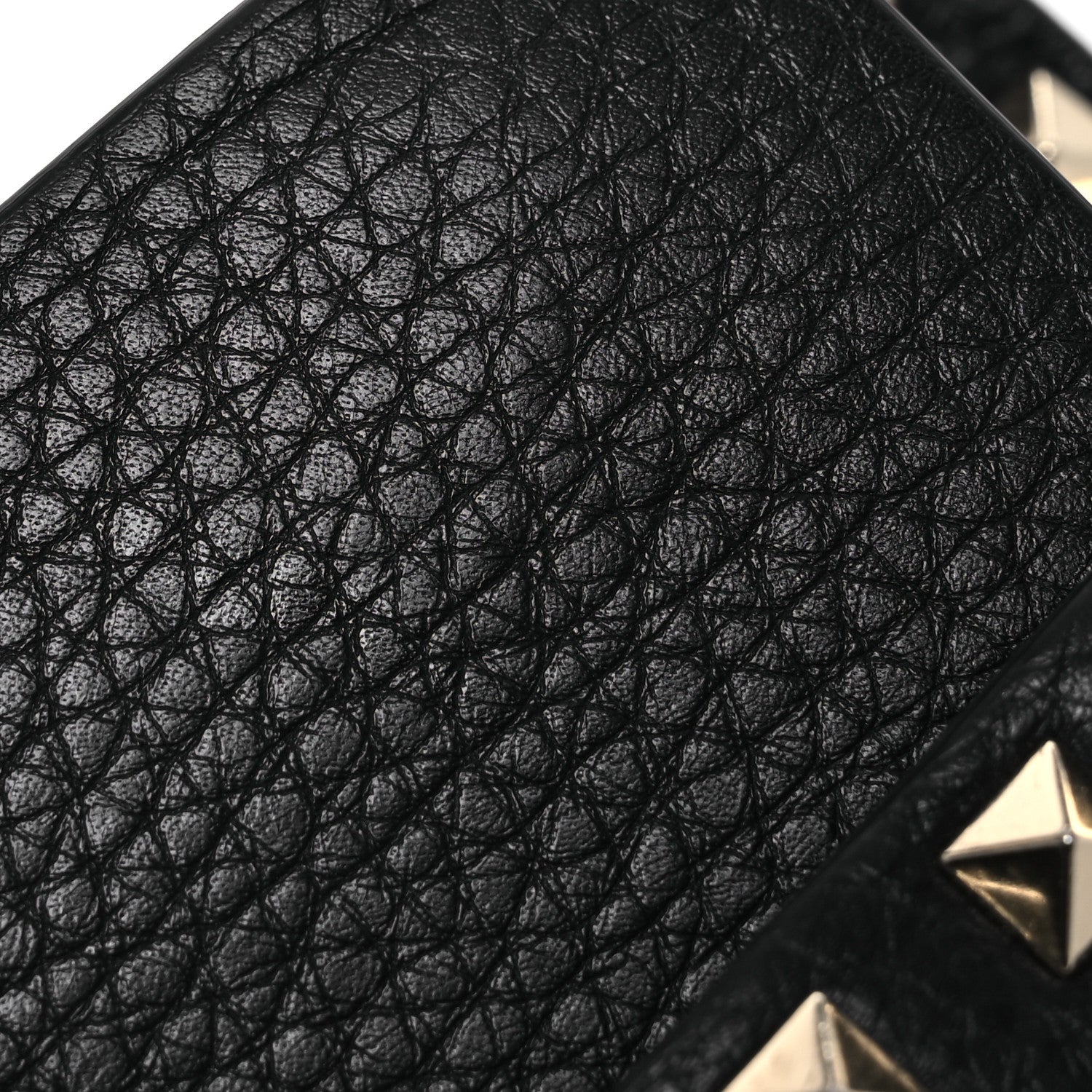 Valentino Garavani Vitello Rockstud Side Slip Crossbody Black 10 of 14