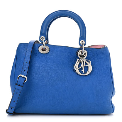 Christian Dior Bullcalf Medium Diorissimo Tote Bleu Nosy Rose Tendre 1 of 18