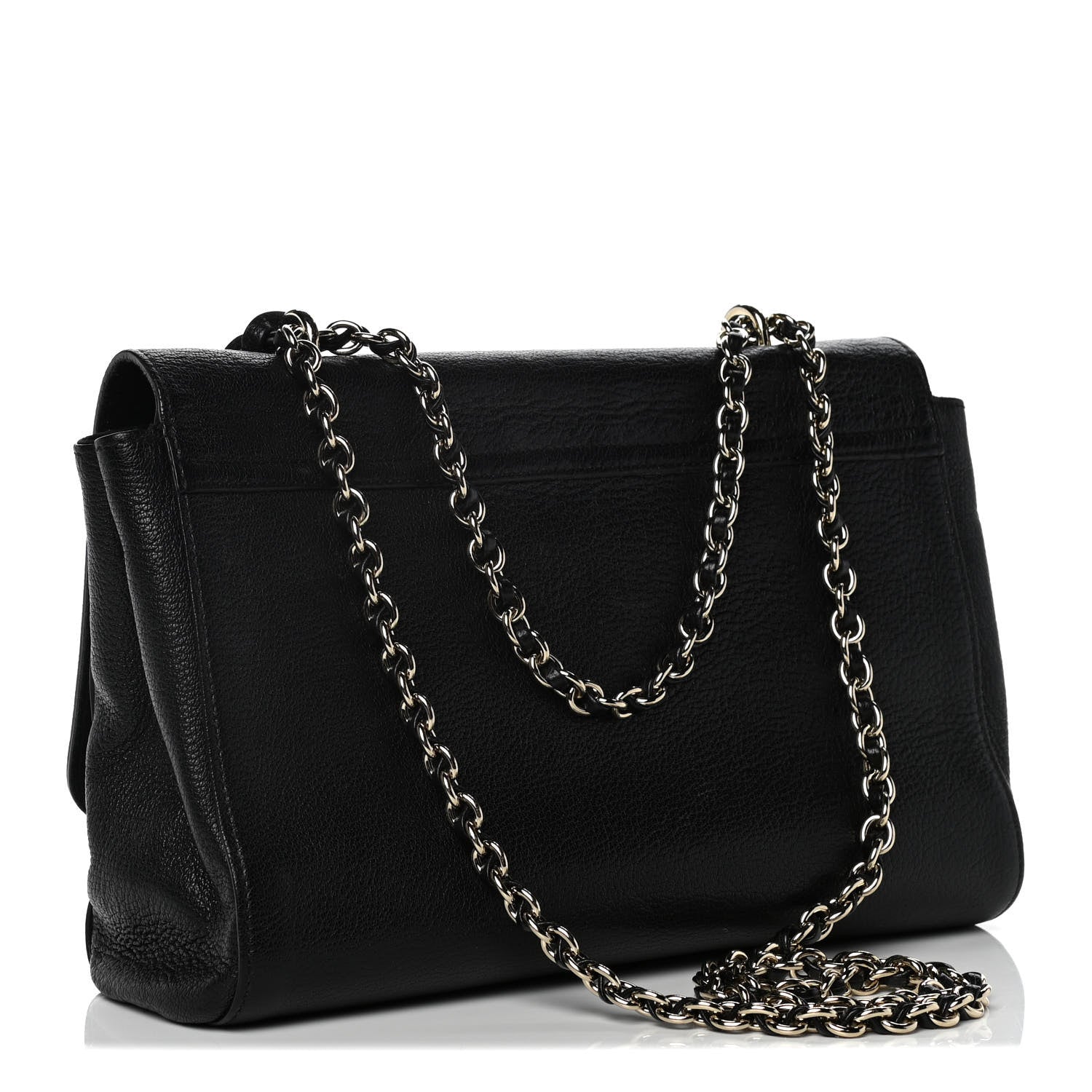 Mulberry Glossy Goatskin Medium Lily Black 3 of 11