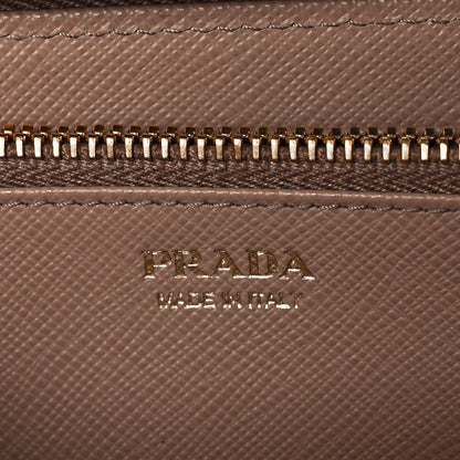 Prada Saffiano Metal Zip Around Wallet Cammeo 6 of 8