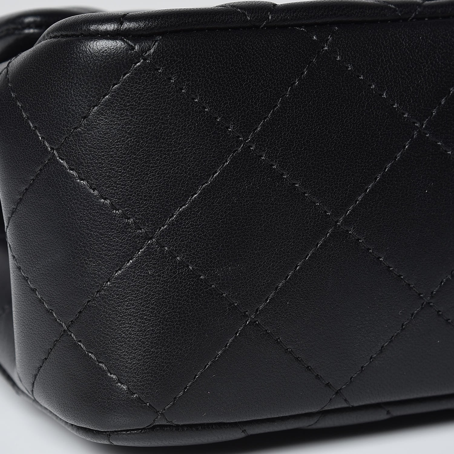 Chanel Lambskin Quilted Mini Square Flap Black 8 of 10