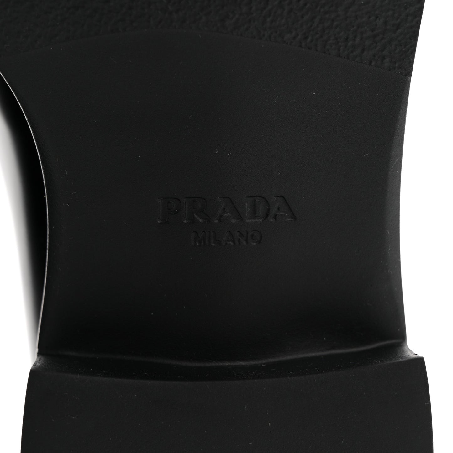 Spazzolato Metal Triangle Logo 50mm Loafers 37 Black