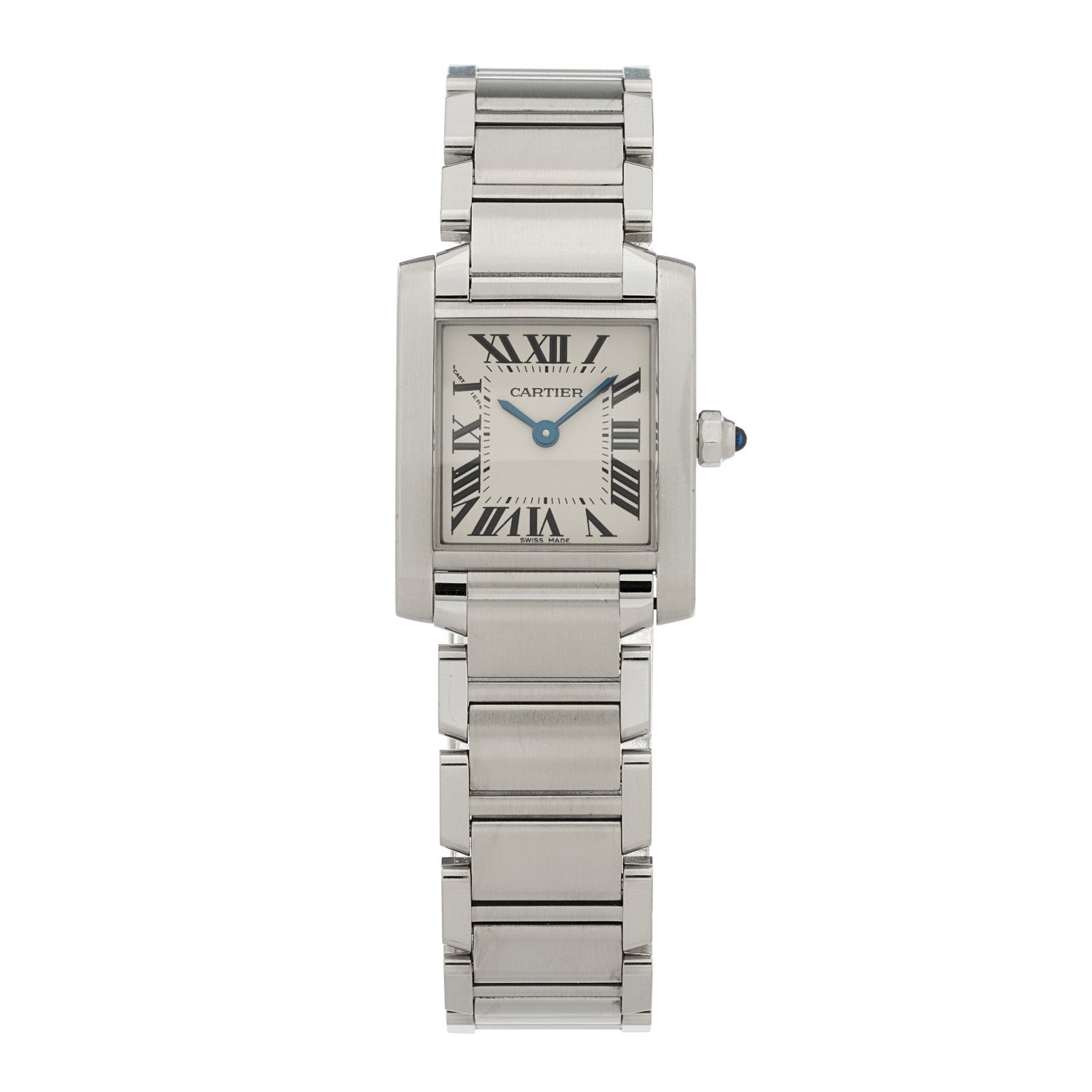 Cartier Stainless Steel 20mm Tank Francaise Quartz Watch 1 of 4