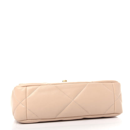 Chanel Lambskin Quilted Medium Chanel 19 Flap Beige 4 of 10