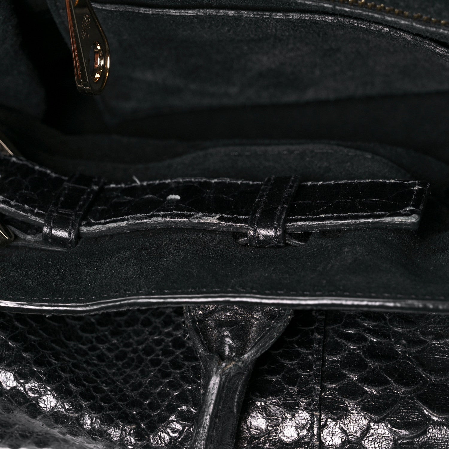 Mulberry Silky Snake Shine Bayswater Ink Blue 17 of 17