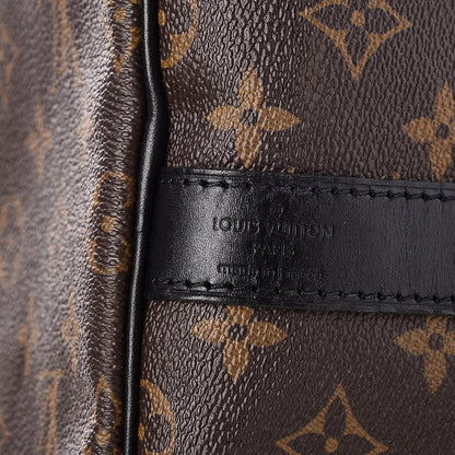 Louis Vuitton Monogram Macassar Keepall Bandouliere 55 7 of 7