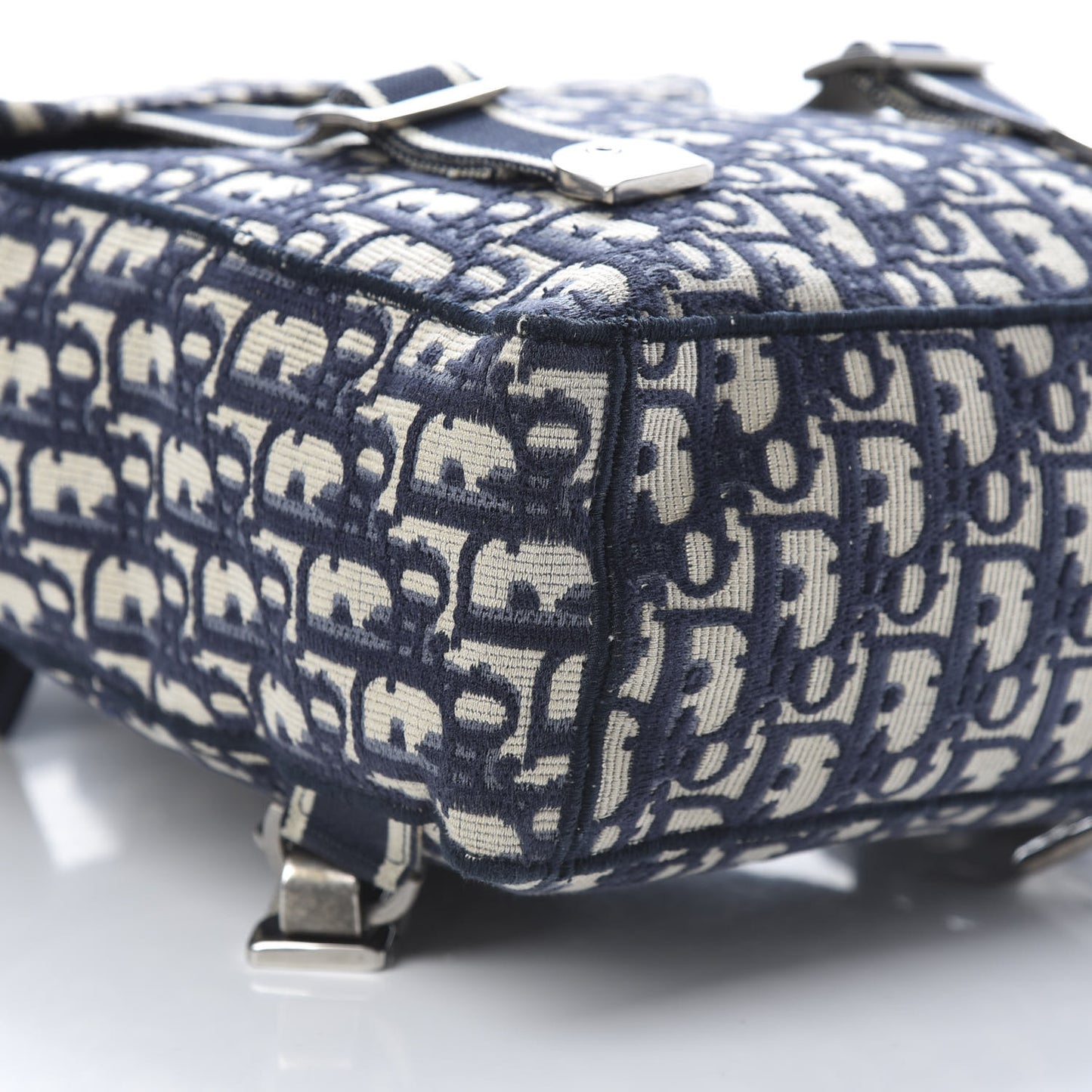 Oblique Backpack Blue White