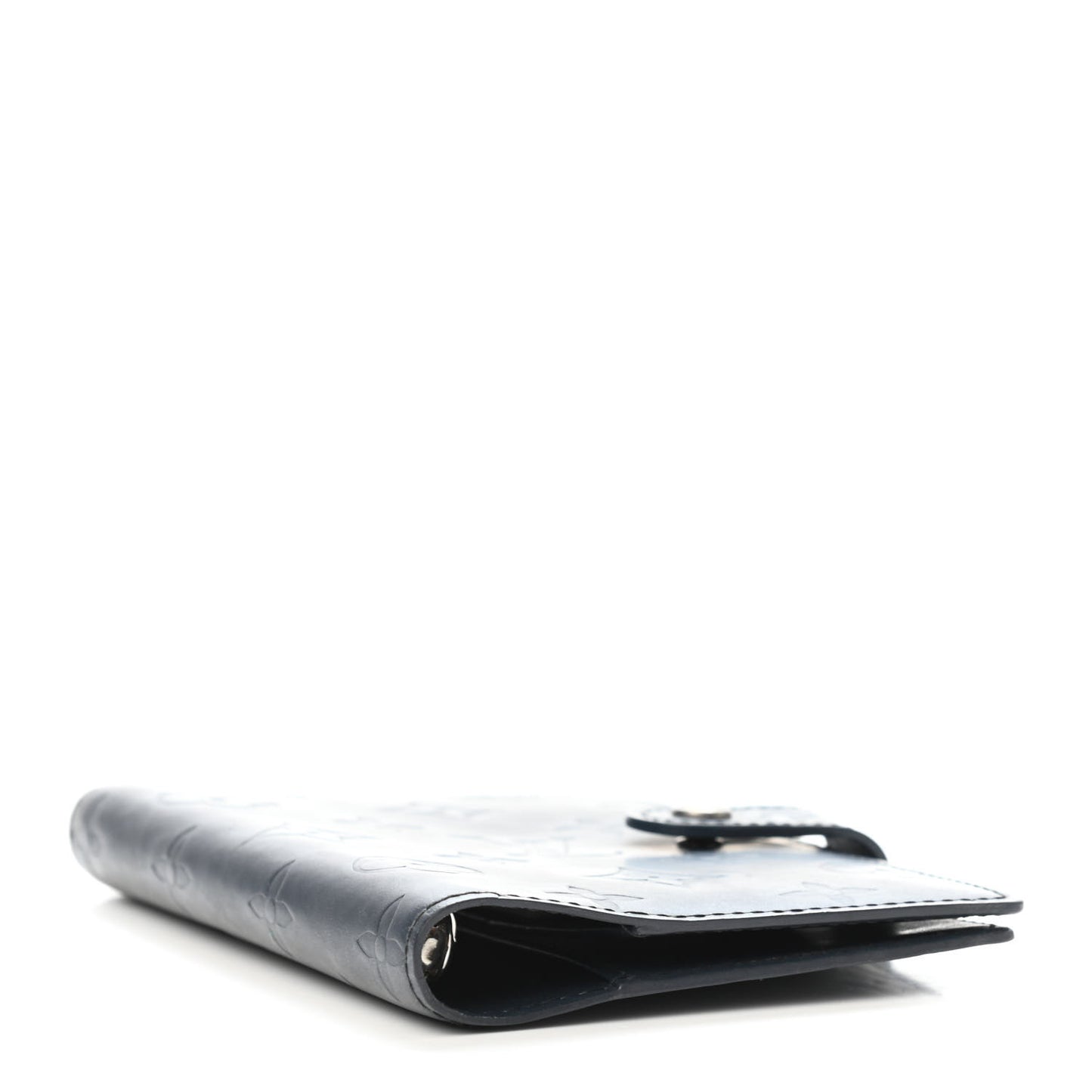 Mat Monogram Small Ring Agenda Cover Blue