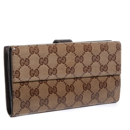 Gucci Crystal Monogram Hysteria Continental Wallet Brown 3 of 8