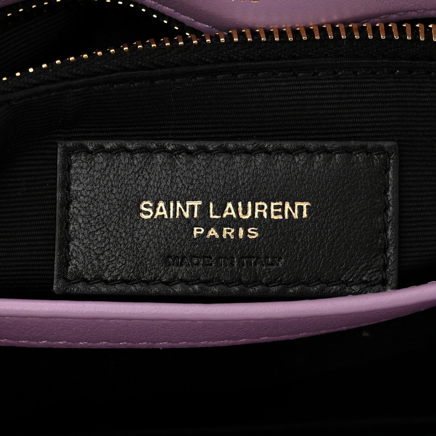 Saint Laurent Denim Y Quilted Monogram Toy Loulou Crossbody Bag Bleached Lilac 6 of 13