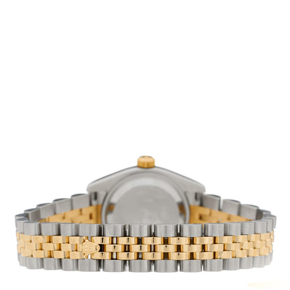 Rolex Stainless Steel 18K Yellow Gold Diamond 26mm Oyster Perpetual Datejust Watch Champagne 179173 3 of 4