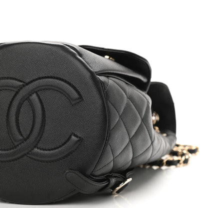 Chanel Caviar Quilted Pockets Backpack Black 9 of 10