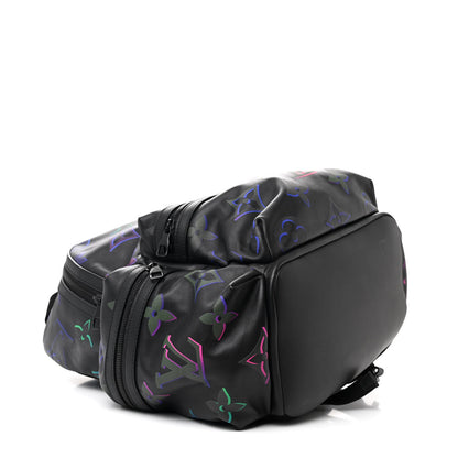 Louis Vuitton Calfskin Monogram Spotlight Comet Backpack Black Borealis 4 of 10
