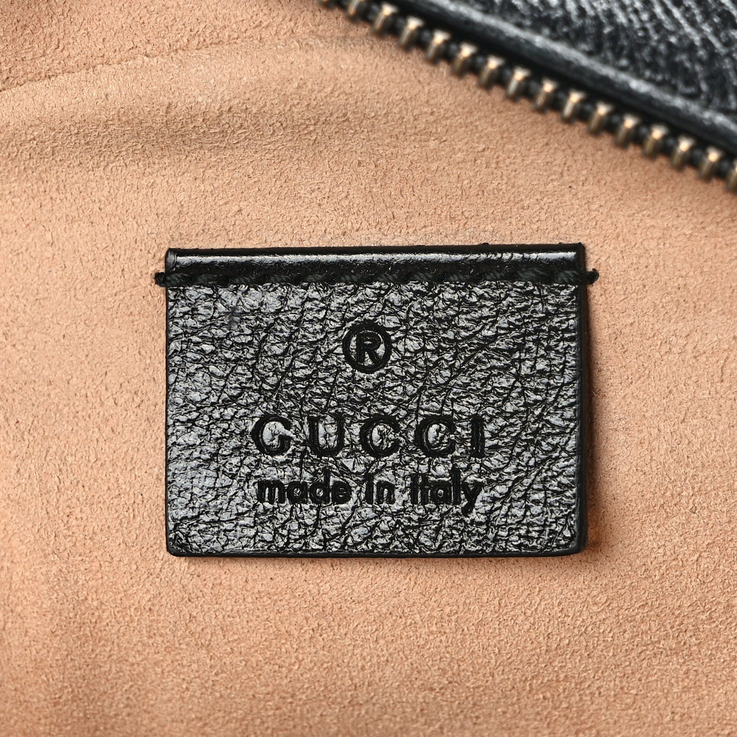 Gucci Azalea Calfskin Matelasse Heart Mini GG Marmont Round Shoulder Bag Black 6 of 13