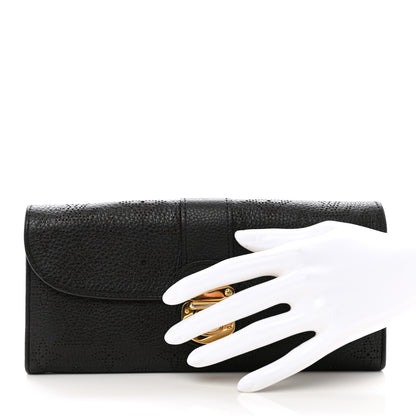 Louis Vuitton Mahina Amelia Clutch Wallet Black 2 of 6