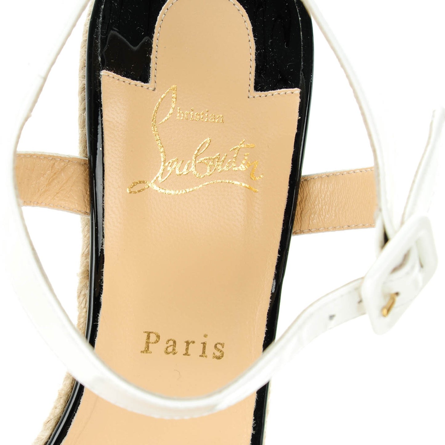 Patent Leopard Print Spachica 120 Wedge Sandals 41 Version Brown