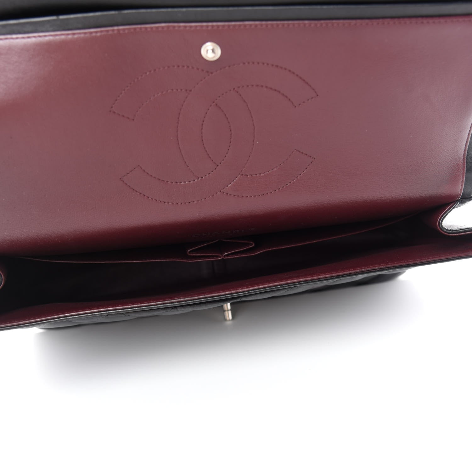 Chanel Lambskin Quilted Maxi Double Flap Black 5 of 16