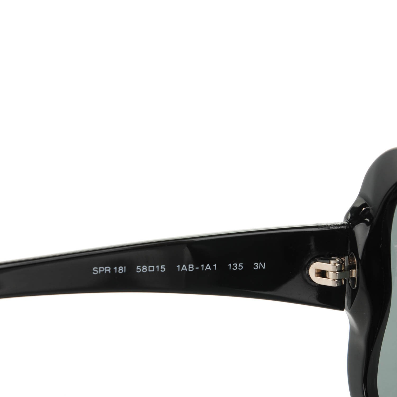 Prada Butterfly Frame Sunglasses SPR 18I Black 4 of 6