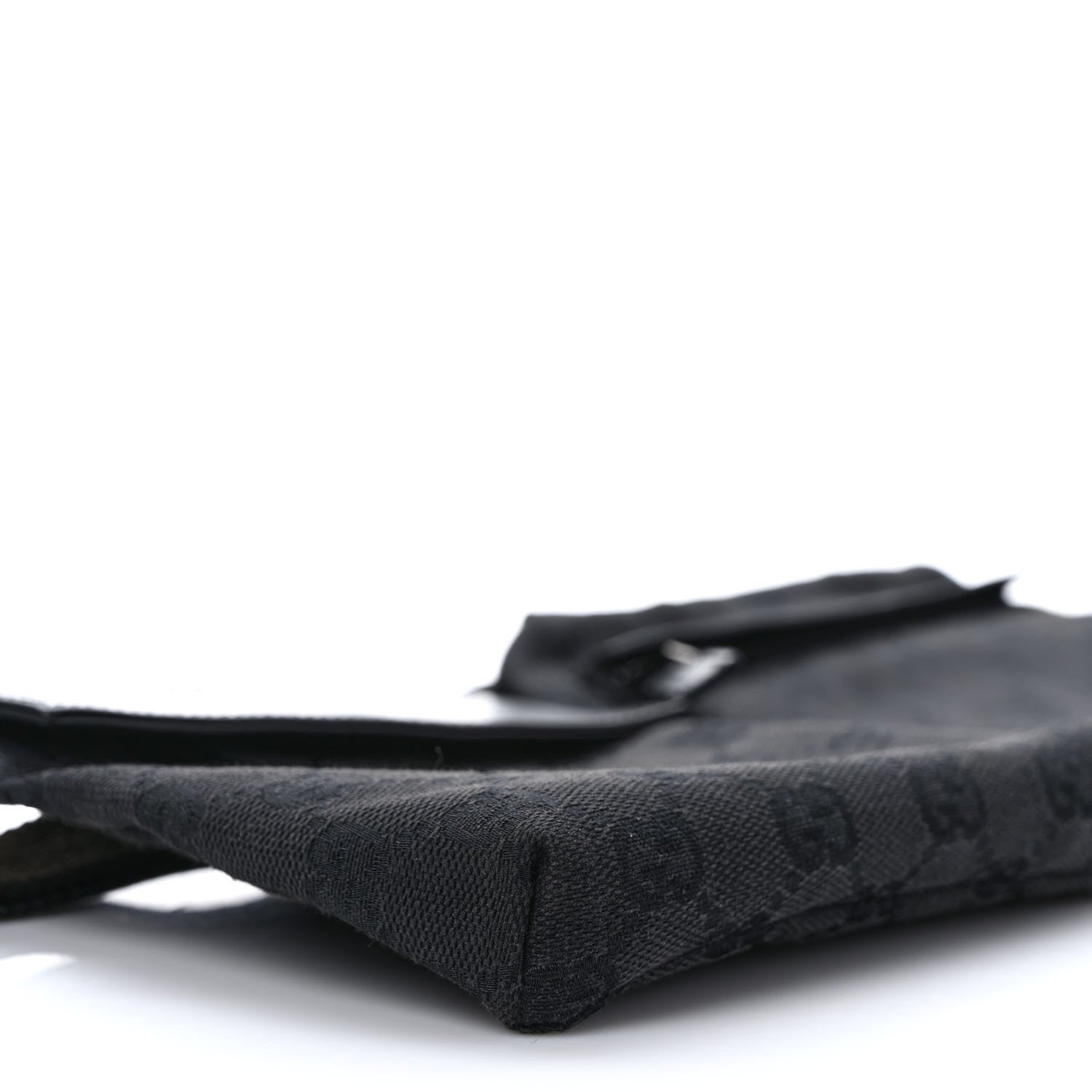 Gucci GG Monogram Double Pocket Belt Bag Black 8 of 10