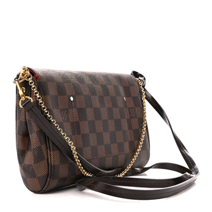 Louis Vuitton Damier Ebene Favorite MM 3 of 11