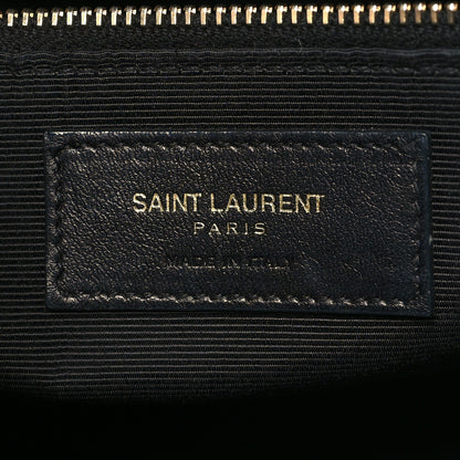 Saint Laurent Grained Calfskin Small Sac De Jour Navy 7 of 13
