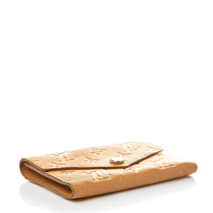 Louis Vuitton Empreinte Compact Curieuse Wallet Safran 4 of 14