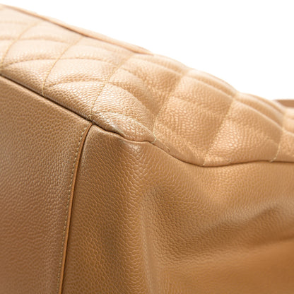 Chanel Caviar Quilted Grand Shopping Tote GST Beige 12 of 15