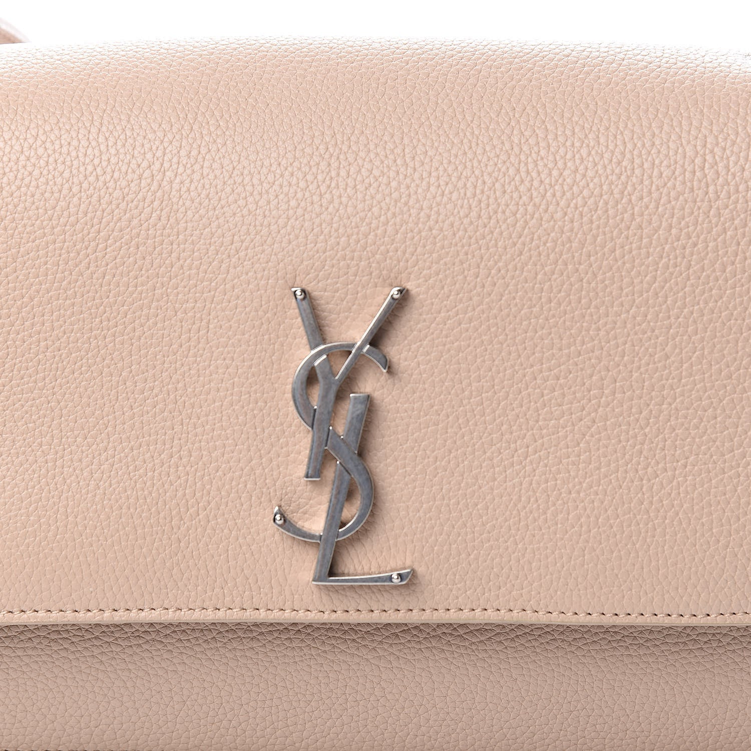 Saint Laurent Grained Calfskin Embossed Monogram Medium Sunset Marble Pink 10 of 10